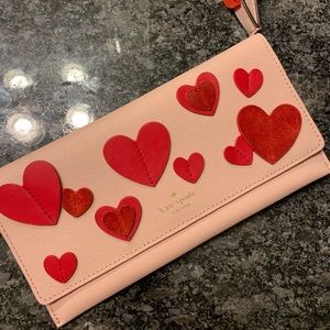 Kate Spade Heart Clutch